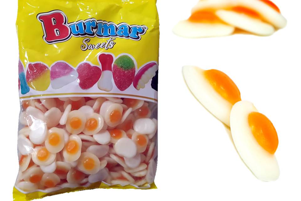 Huevos fritos gomita