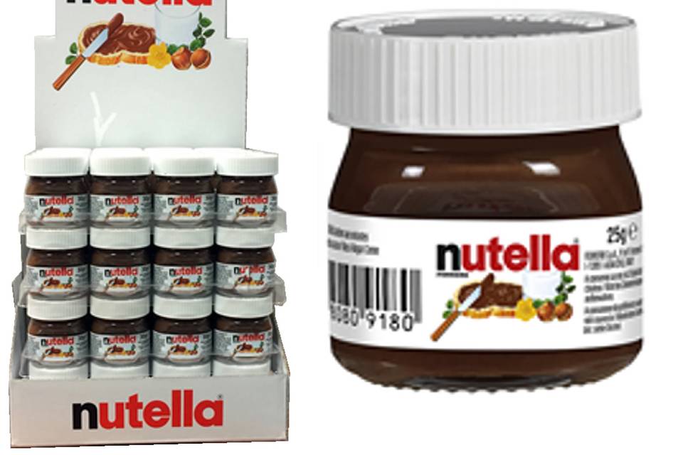 Nutella mini tarrinas