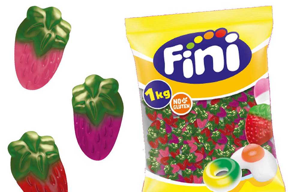 Mini fresas acidas goma