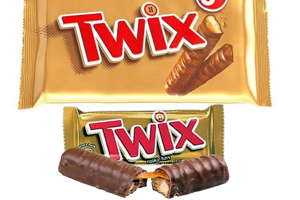Twix chocolate galleta