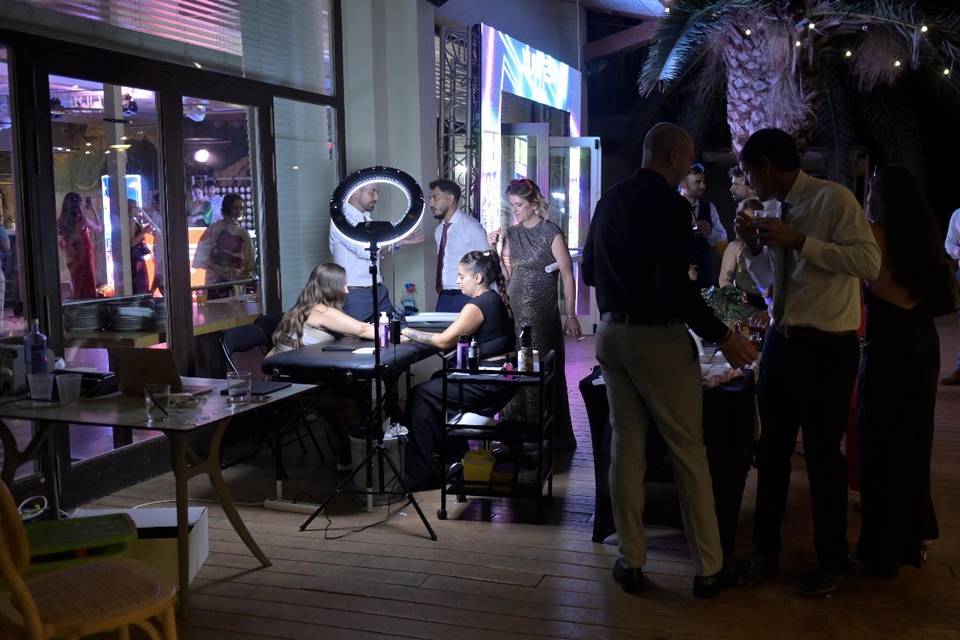 Stand en exterior