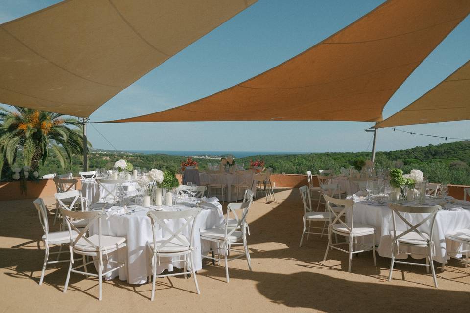 El Mirador con montaje banquet