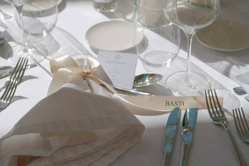 Montaje de banquete