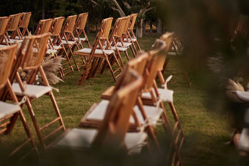 Ceremonia en el jardín