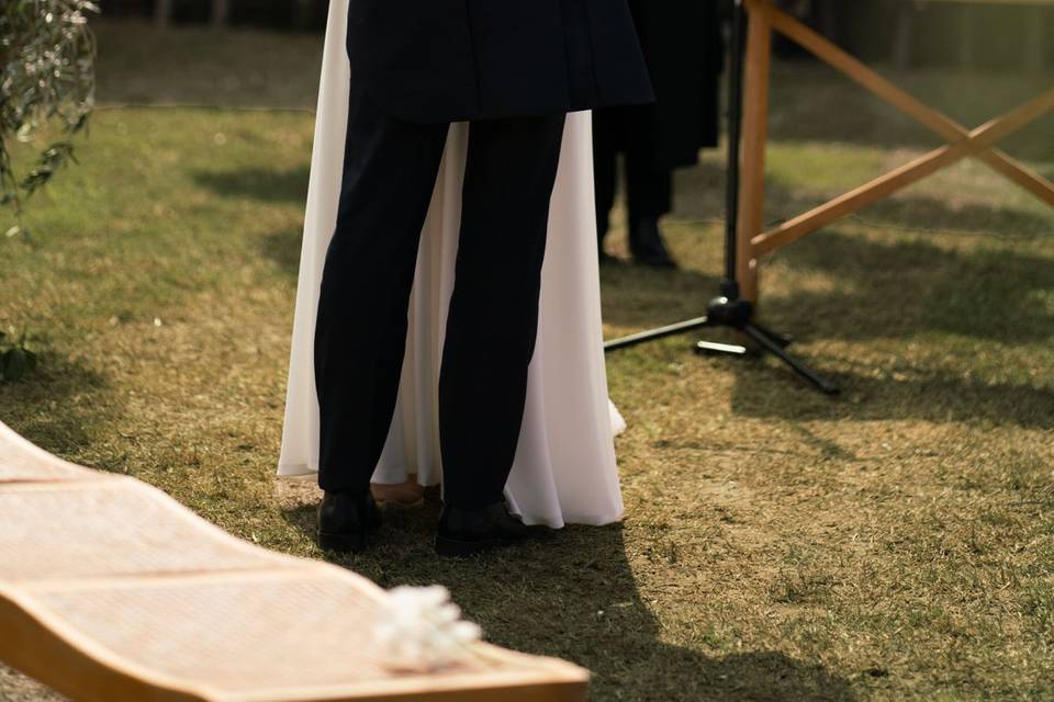 Ceremonia en el jardín