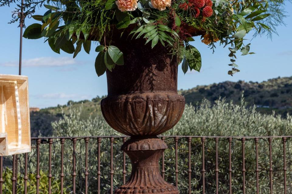 Centro de flores