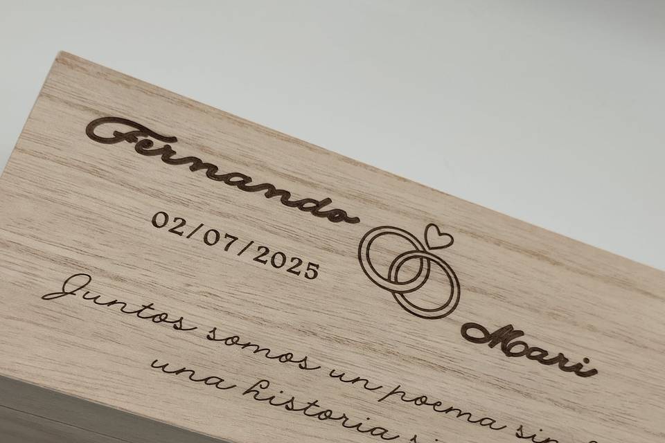 Caja de madera