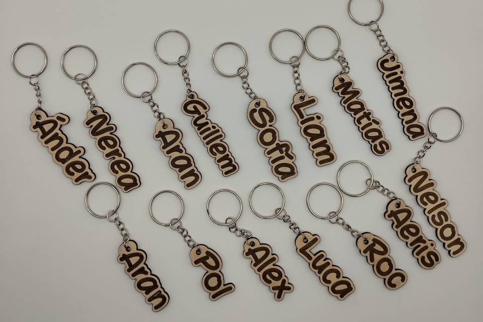 Llaveros personalizados