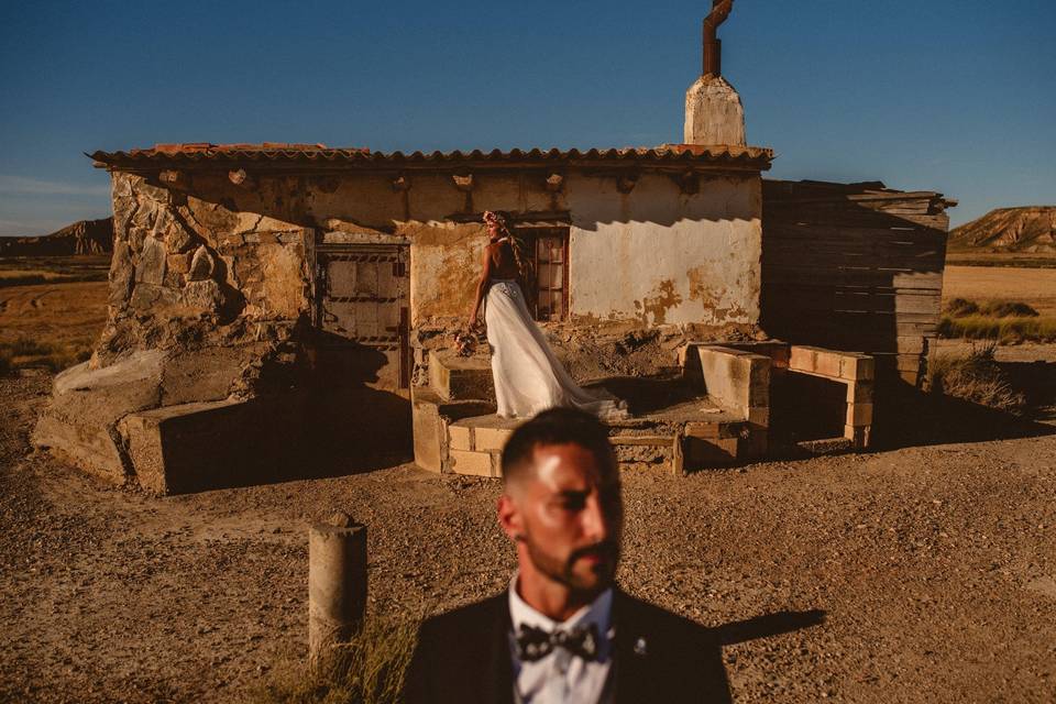 Postboda en bardenas reales