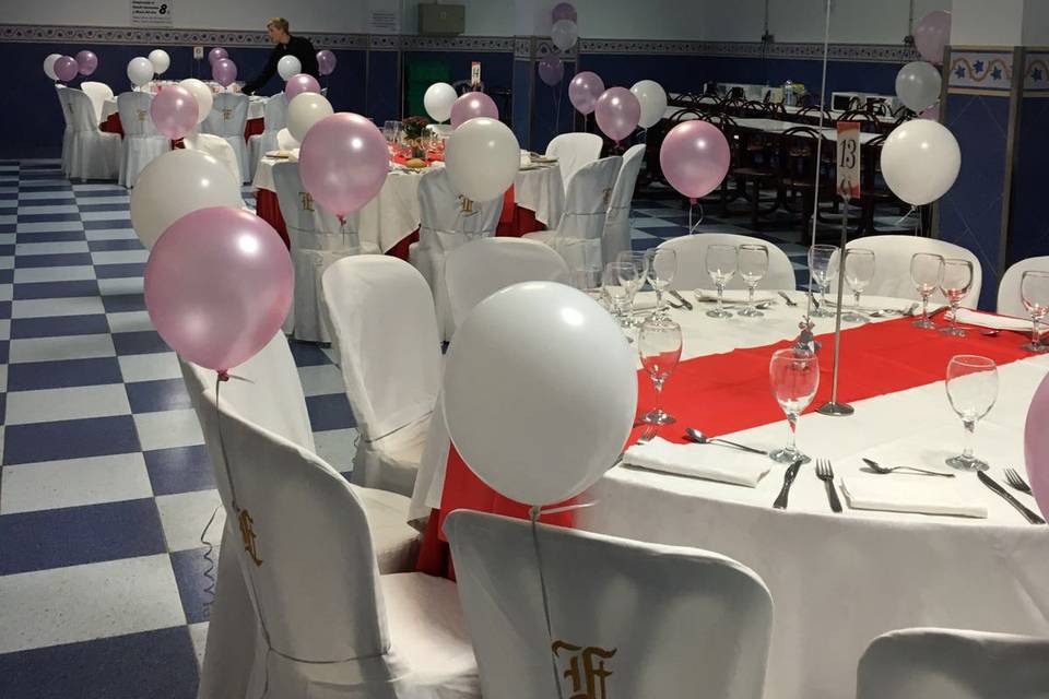 Decoración con globos