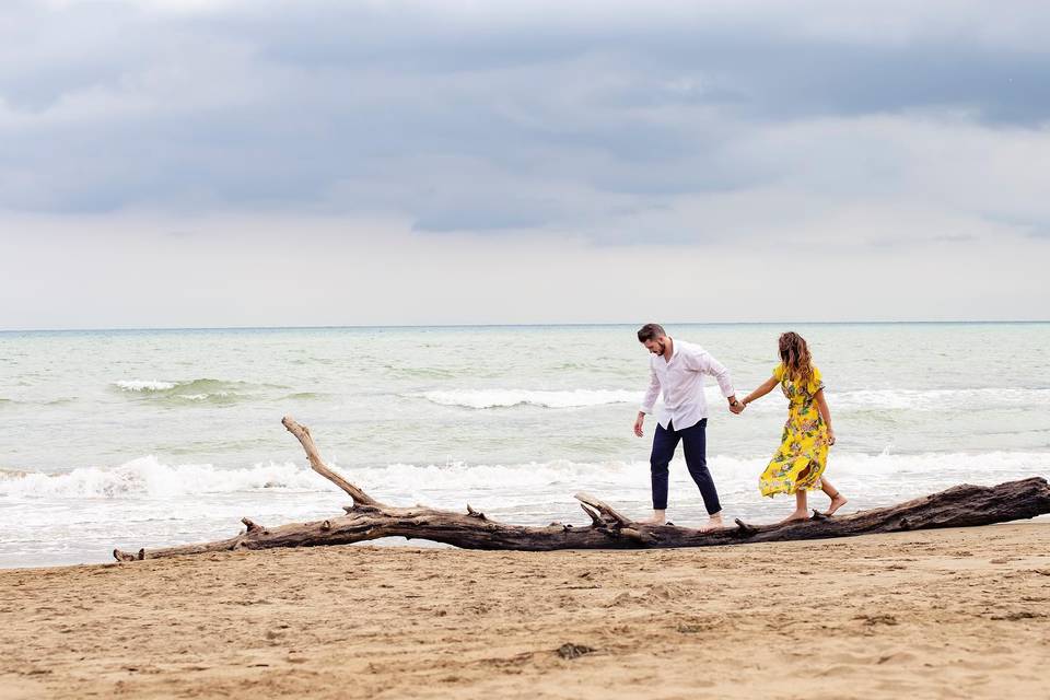 Preboda en la playa