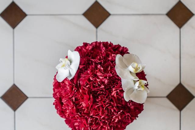 Ramo clavel rojo