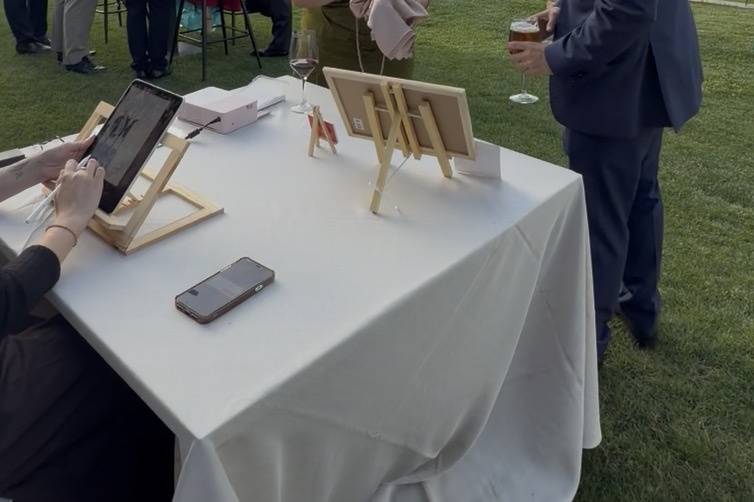Reacción invitados arte