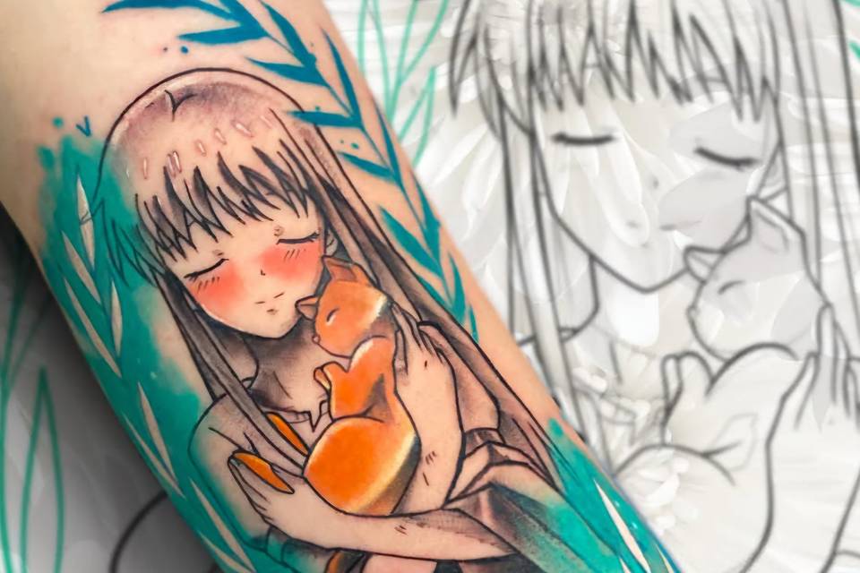 Fruit Basket anime tattoo