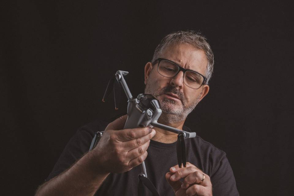 Con parte de mi material