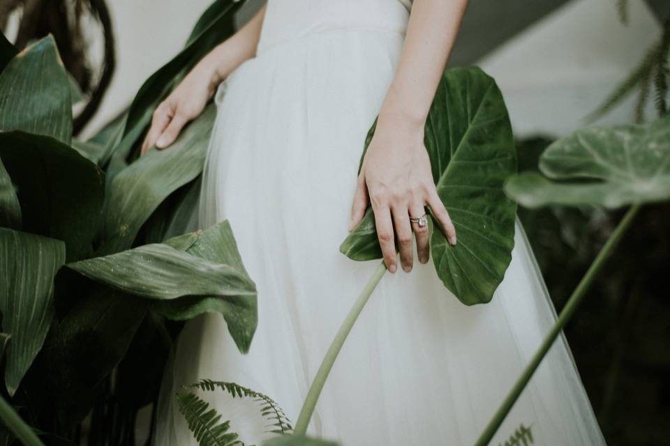 Detalle de novia