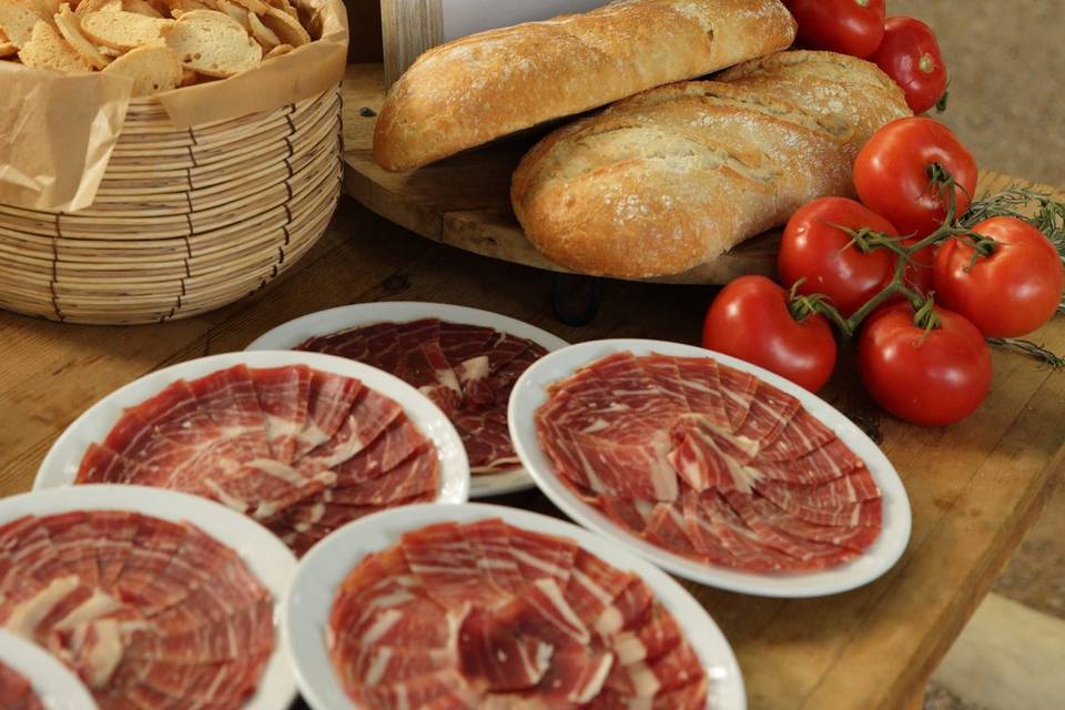 Buffet de jamón