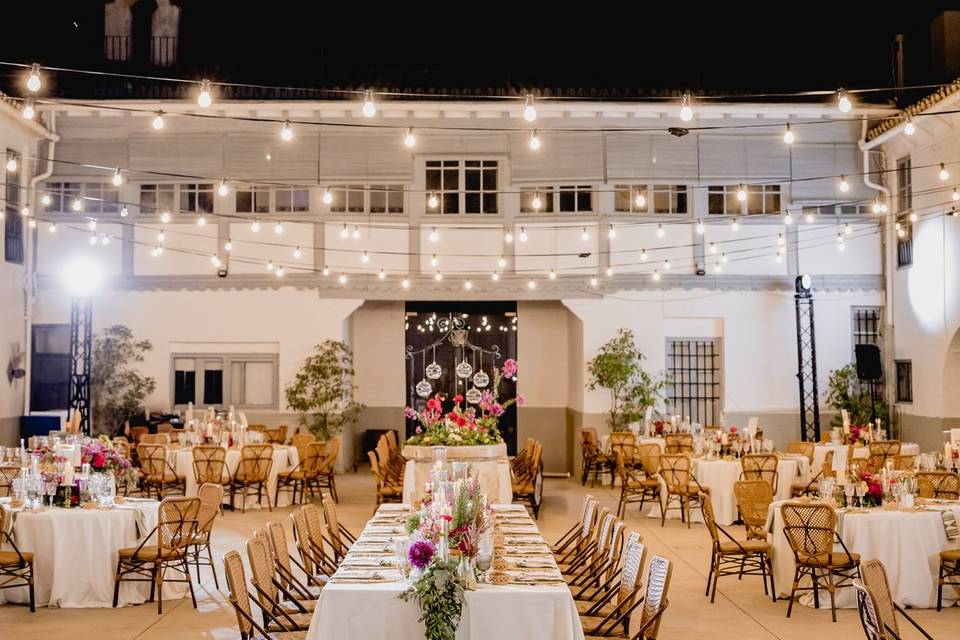 Cena patio Masía