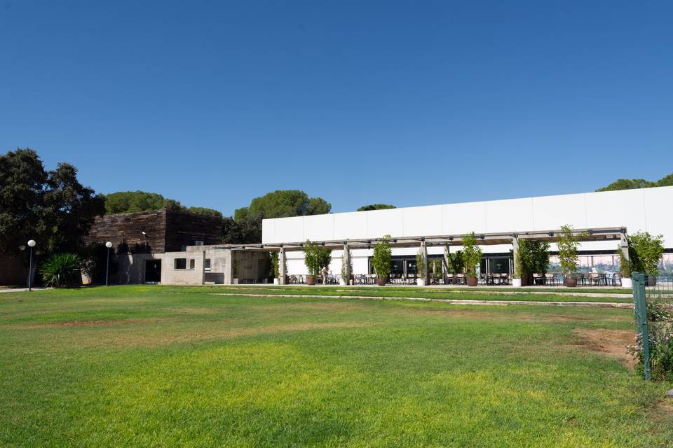 Jardín exterior