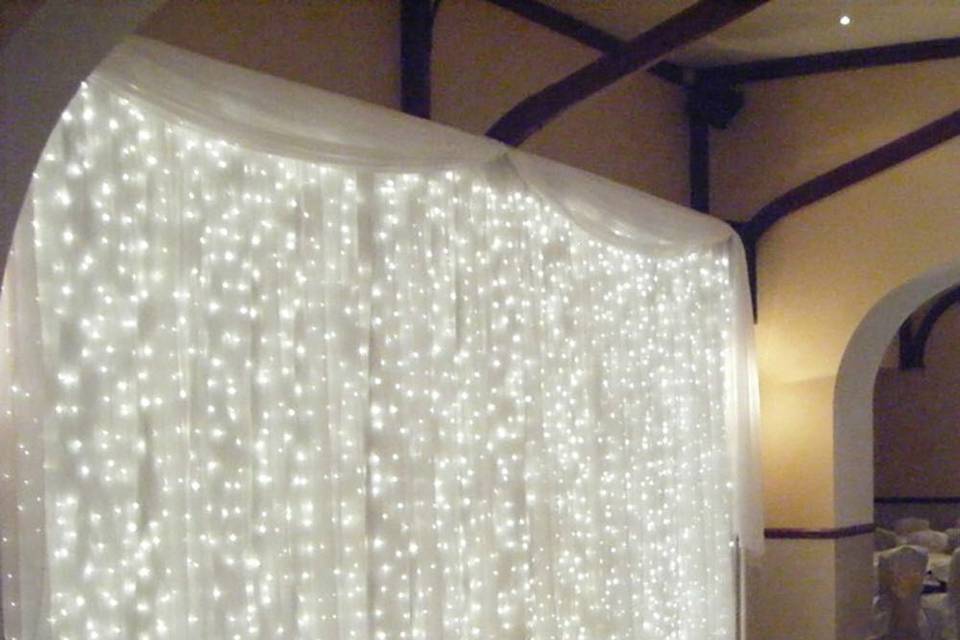 Cortinas decorativas de micro-leds