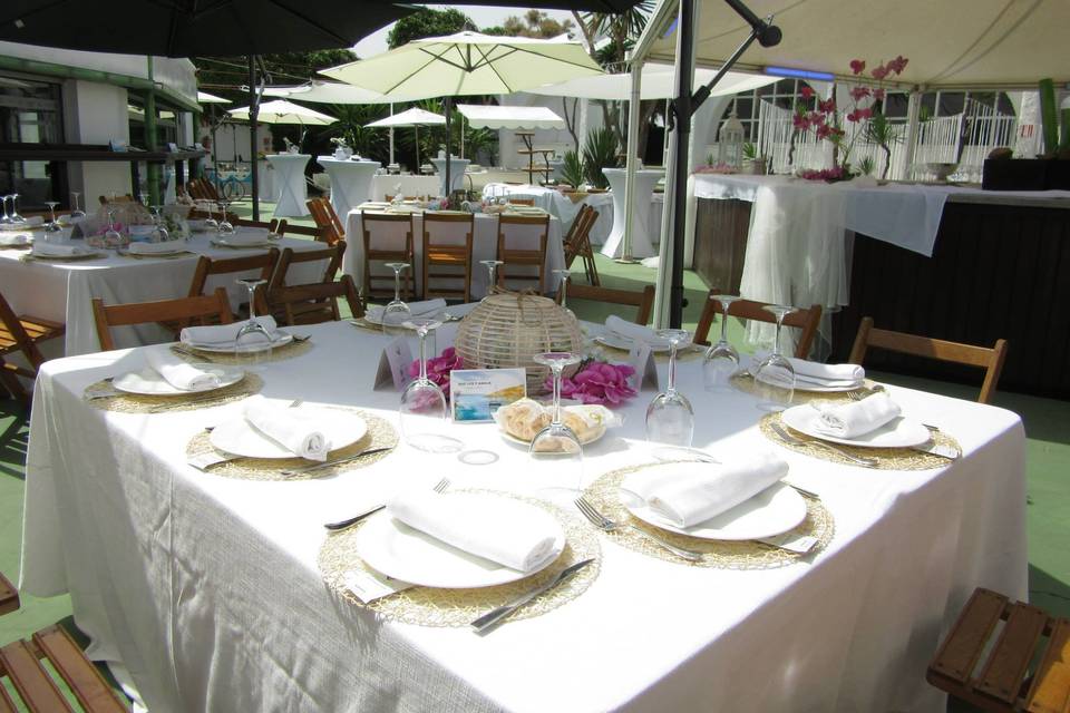 Bodas al aire libre, playa