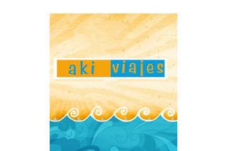 Aki Viajes logotipo