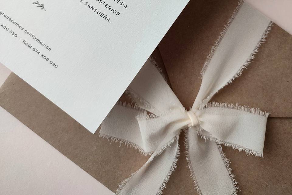 Invitación Semi personalizada