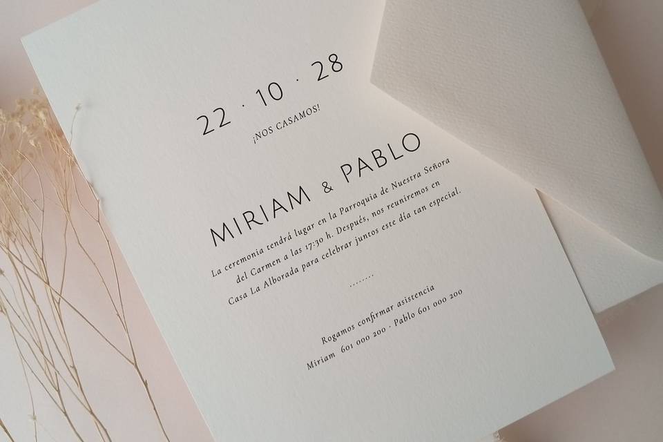 Invitación Inés Colec. Alma
