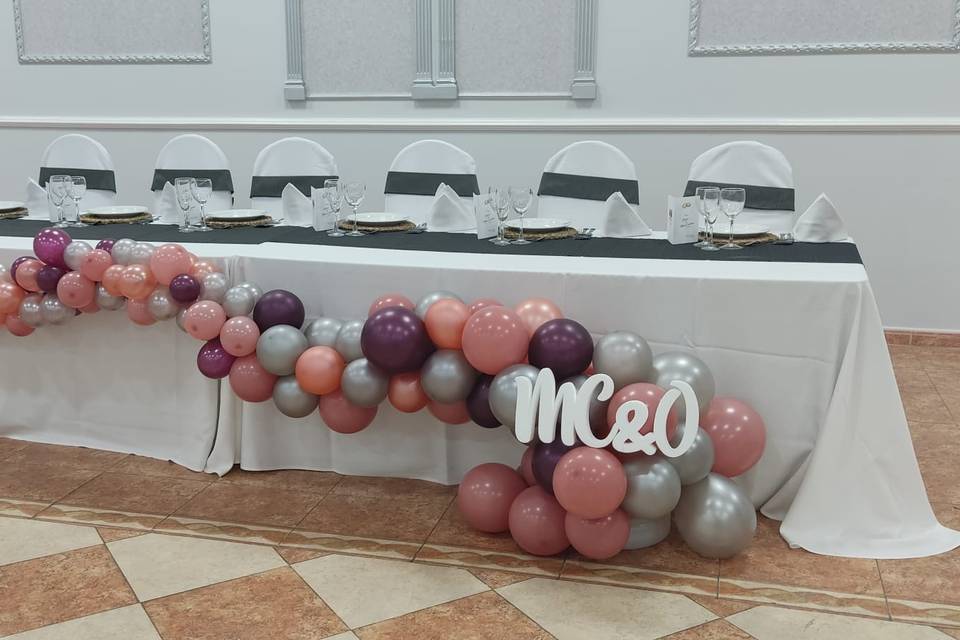 Mesa de novios