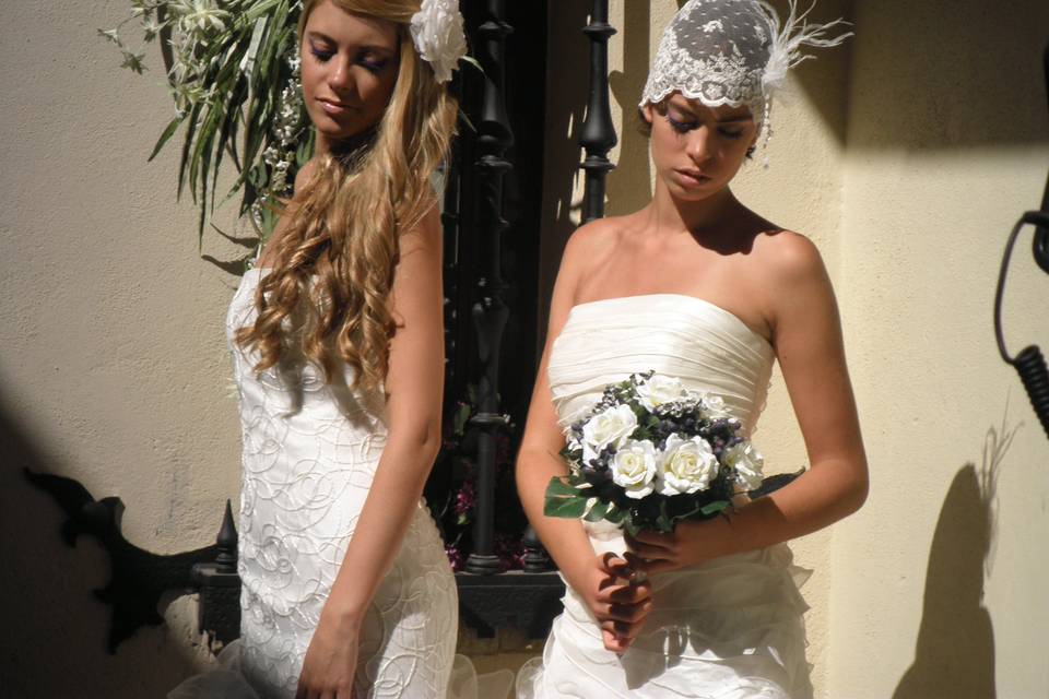 Bouquet con morados