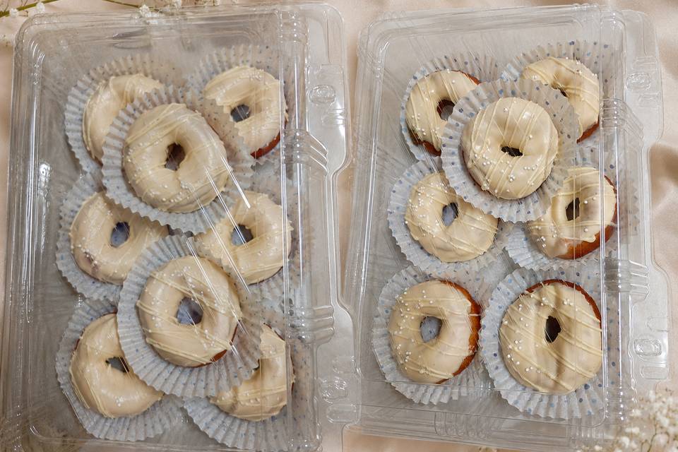 Mini donas chocolate