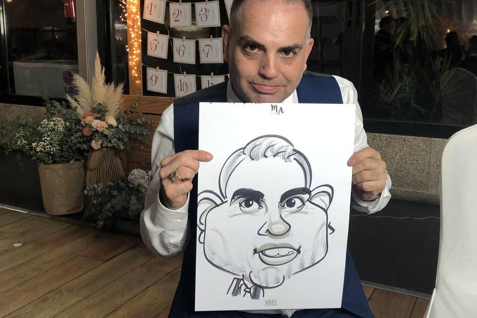 Caricaturas en vivo