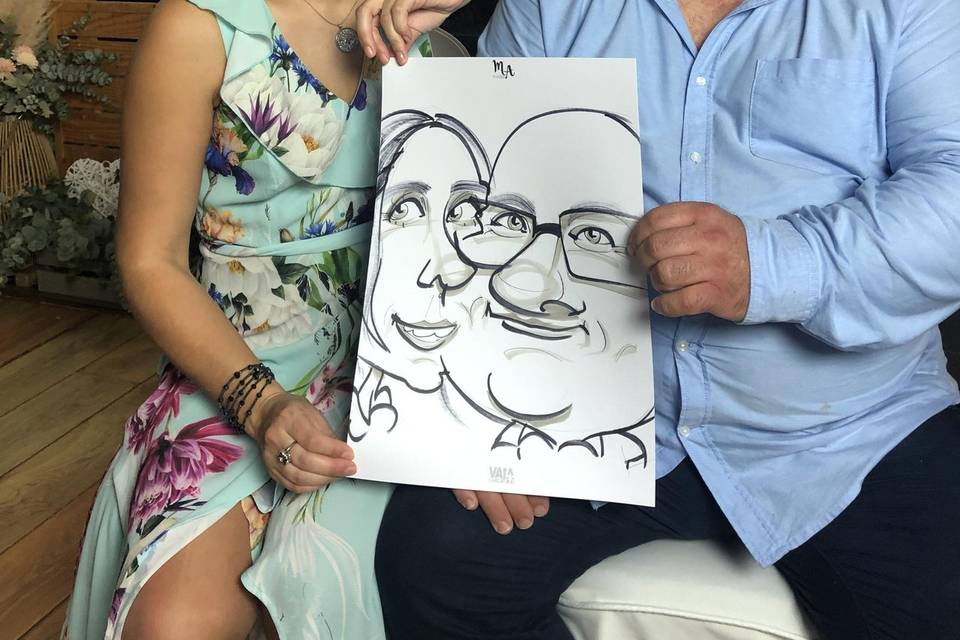 Caricaturas en vivo