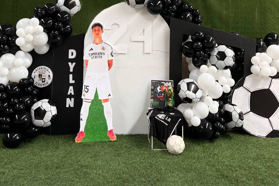 Photocall para comunión temática fútbol