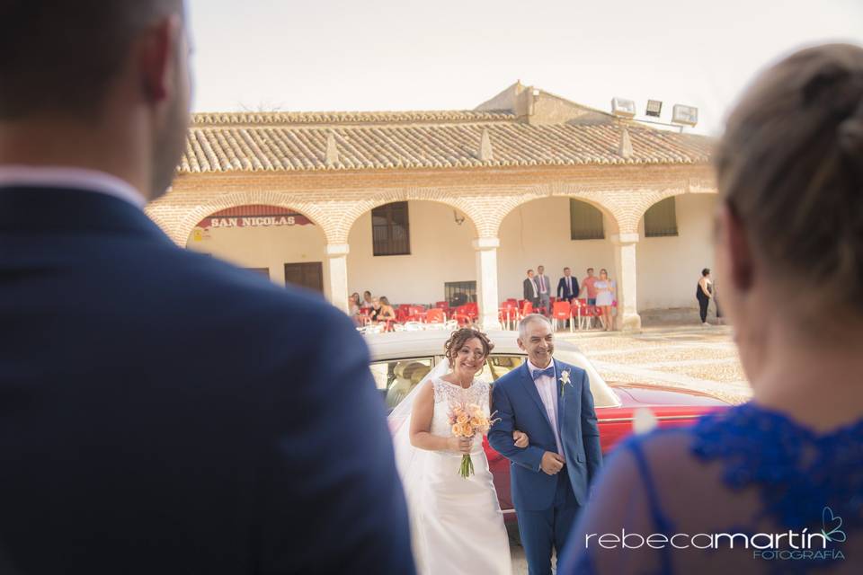 Llegada de la novia