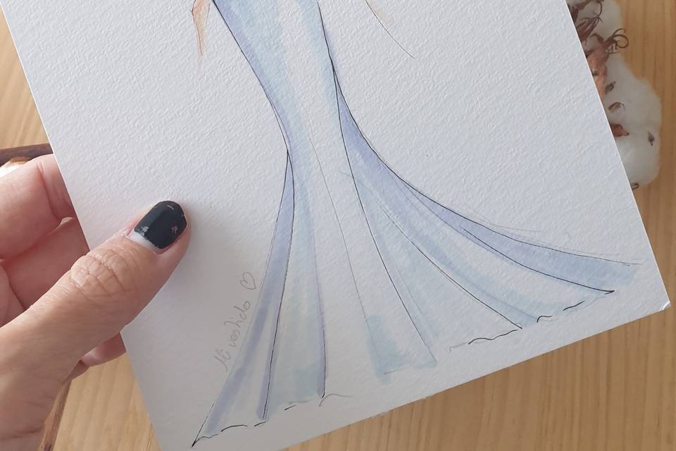 Ilustración novia