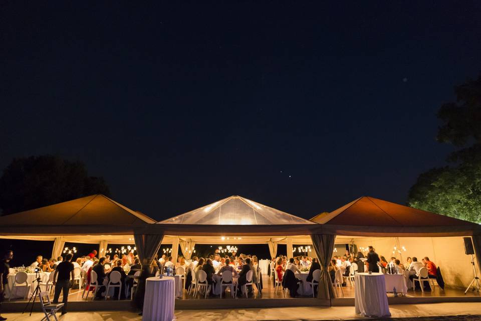 Banquete con vistas