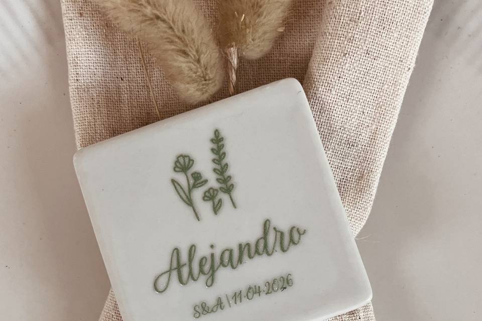 Marca sitios porcelana