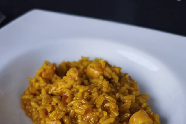 Arroz meloso de pulpo