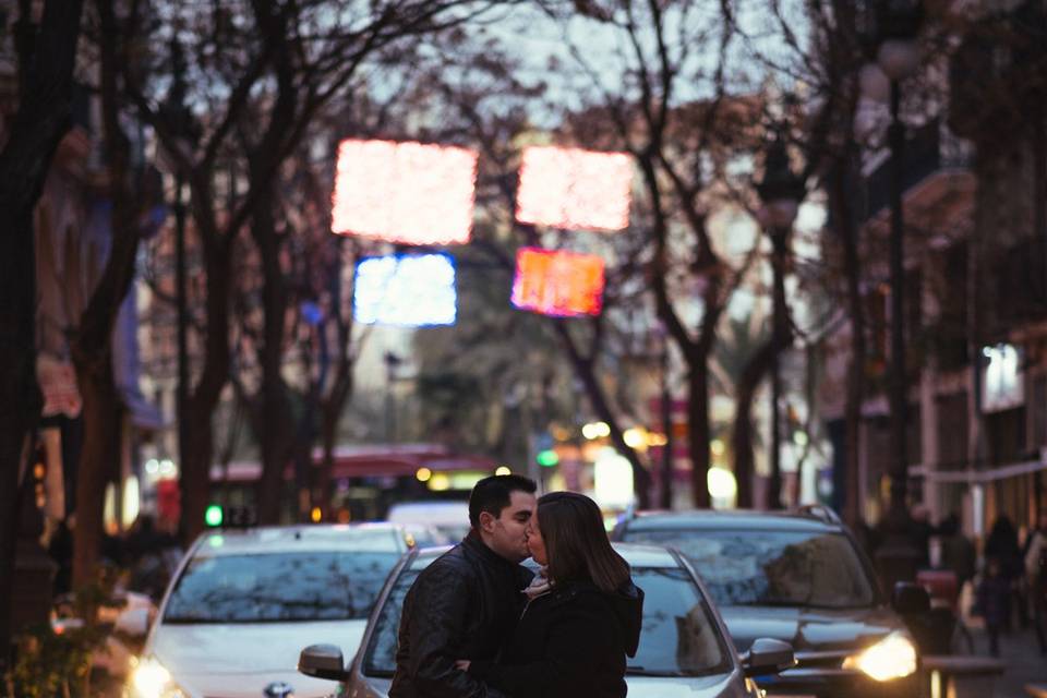 Preboda en la feria