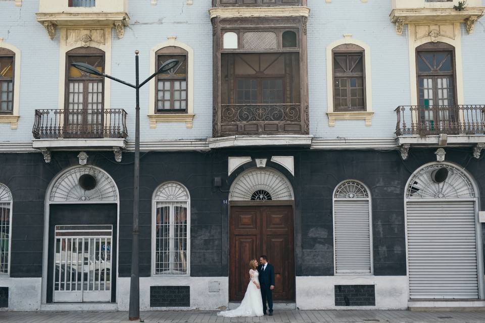 Preboda en la feria