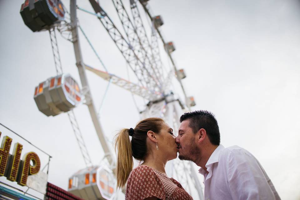 Preboda en la feria