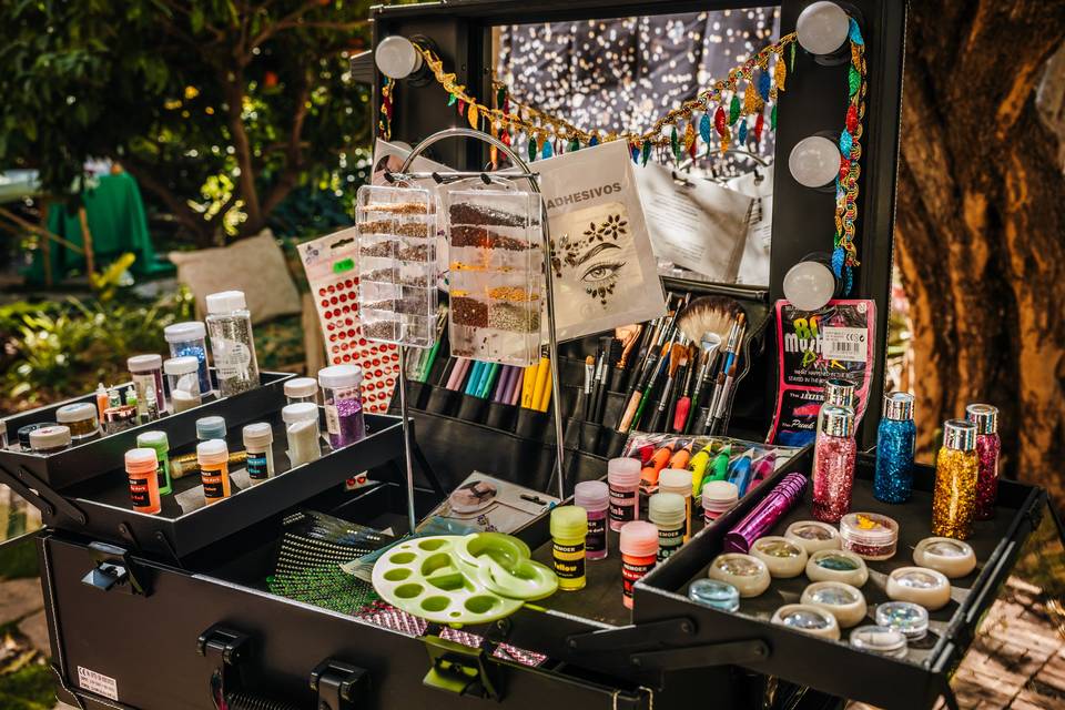 Servicio de glitter/neon