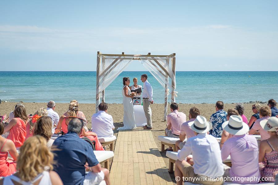 Boda en la playa