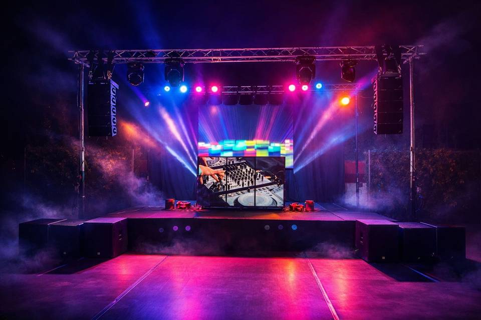 Escenario profesional eventos