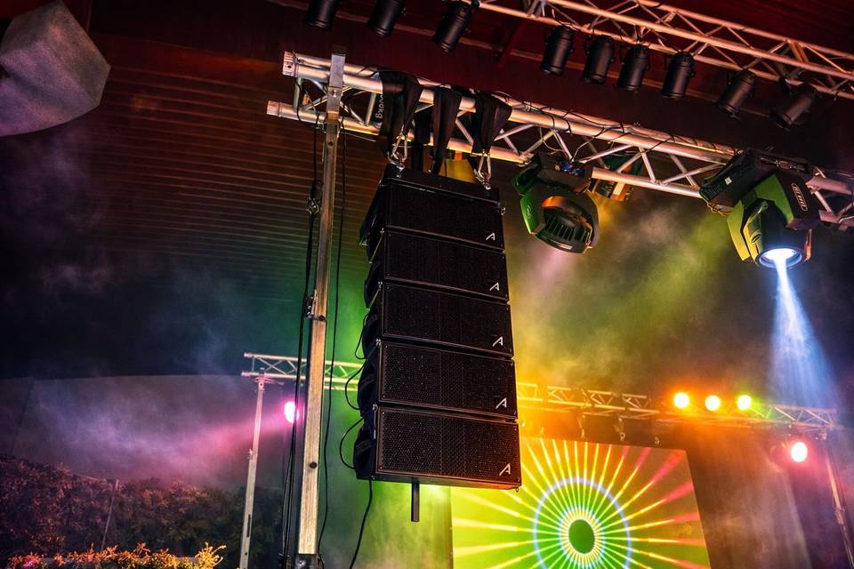 Escenario profesional eventos