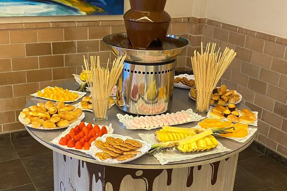 Fuente de chocolate