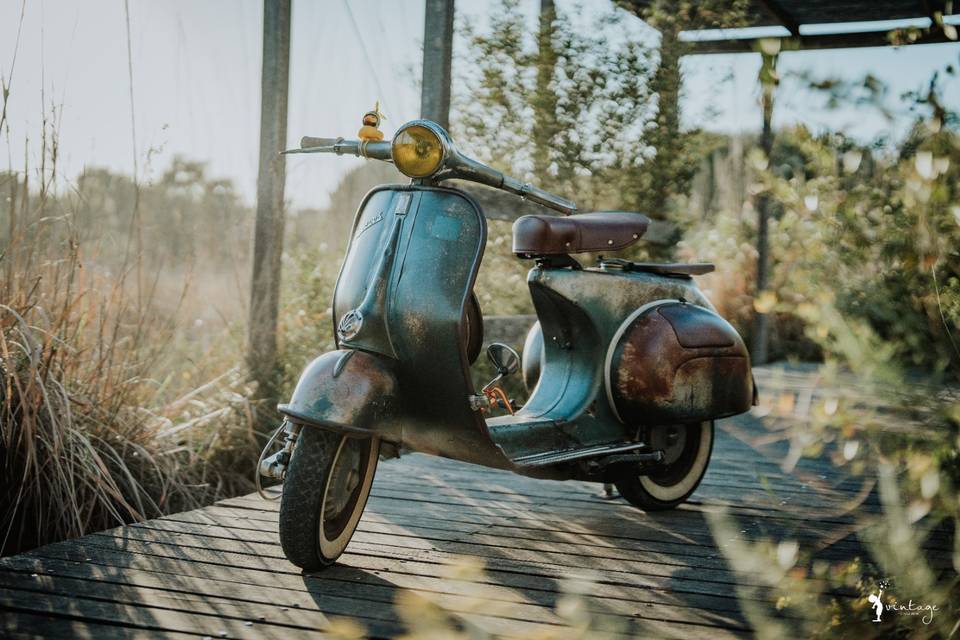 Vespa que roba miradas