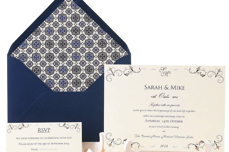 Invitación boda Padua