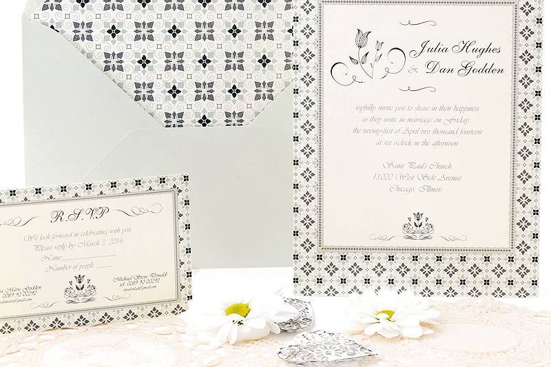 Invitación boda Bolonia (mint)